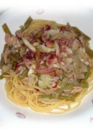 山くらげとみょうがのアッサリパスタ-レシピのメイン写真