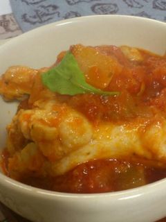 簡単☆手羽元のトマト煮込み☆-レシピのメイン写真