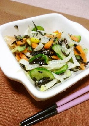 ひじき入り☆　和風マヨ醤油サラダ-レシピのメイン写真