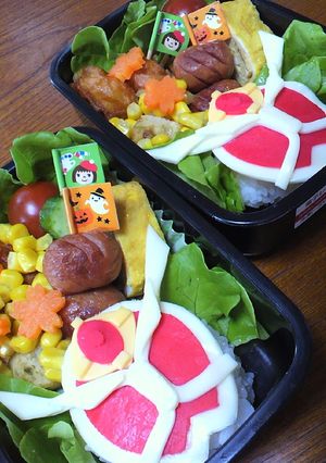 キャラ弁☆仮面ライダーヴィザード-レシピのメイン写真