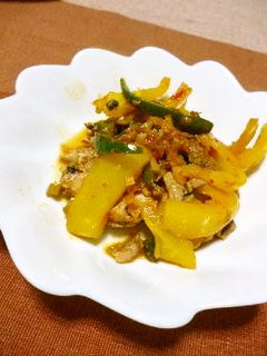サンマとパプリカの甘辛煮-レシピのメイン写真