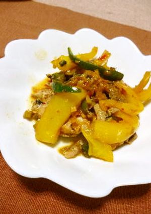 サンマとパプリカの甘辛煮-レシピのメイン写真