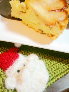 キャラメルリンゴのクルミケーキ-レシピのメイン写真