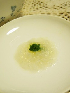 離乳食初期☆かぶとかぶの葉のペースト-レシピのメイン写真