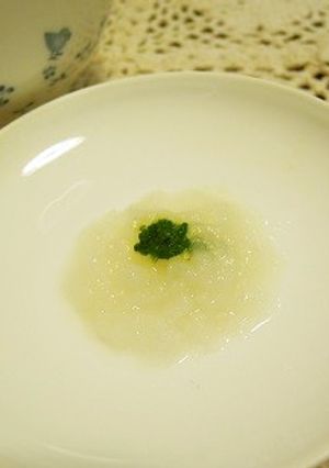 離乳食初期☆かぶとかぶの葉のペースト-レシピのメイン写真