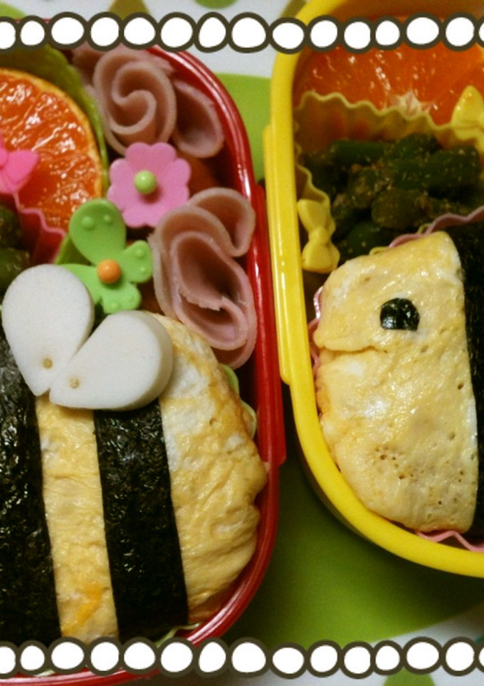キャラ弁　ミツバチ　簡単-レシピのメイン写真