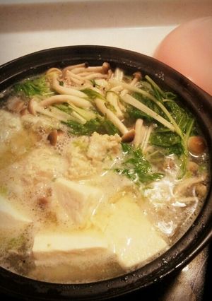 体ポカポカ♪モチモチ鶏団子鍋-レシピのメイン写真
