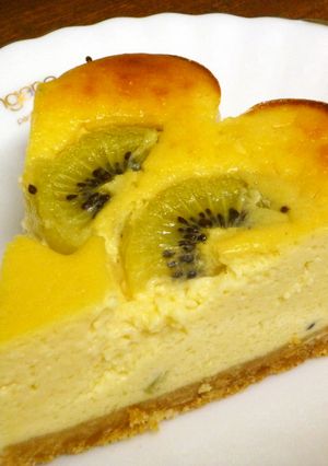 キウイ☆ベイクドチーズケーキ-レシピのメイン写真