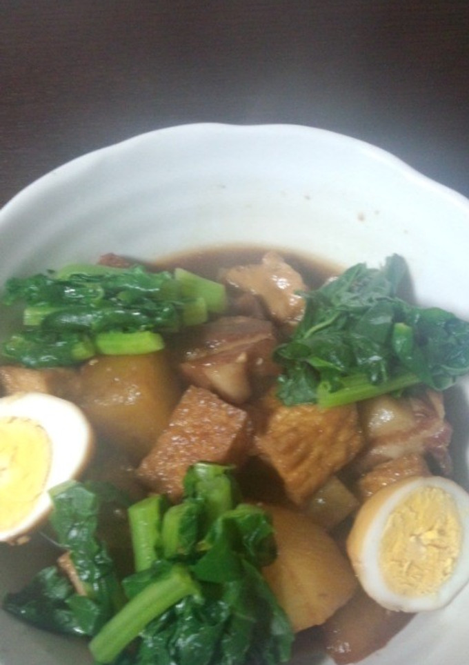 豚肉と大根と厚揚げの煮物-レシピのメイン写真