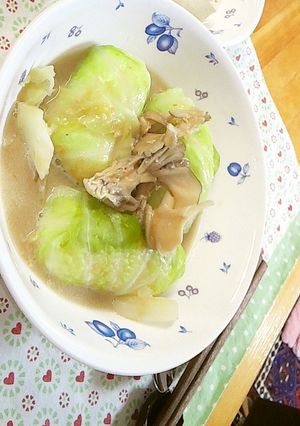 中身はご飯！ロールキャベツ-レシピのメイン写真