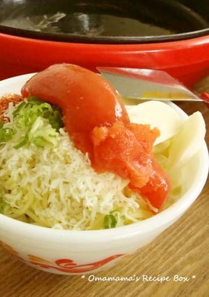ホットプレートで!もんじゃ焼き-レシピのメイン写真
