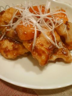 鶏肉と根菜の甘酢炒め☆-レシピのメイン写真
