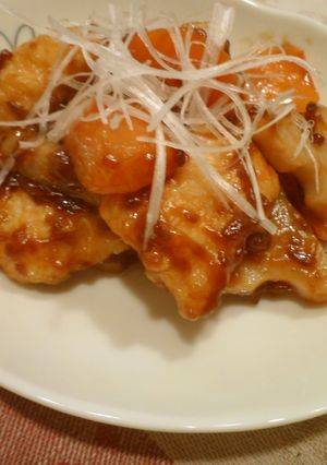 鶏肉と根菜の甘酢炒め☆-レシピのメイン写真