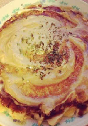 キャベツとチーズのお好み焼き-レシピのメイン写真