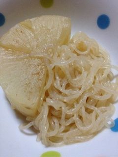 簡単 おでん風大根と糸こんにゃく-レシピのメイン写真