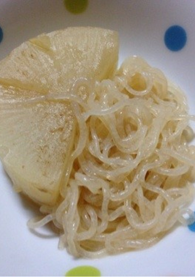 簡単 おでん風大根と糸こんにゃく-レシピのメイン写真