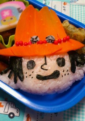 ワンピースキャラ弁★エース-レシピのメイン写真
