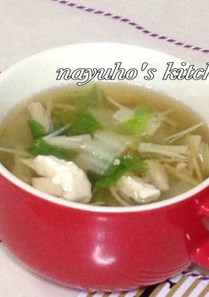 ほっこり♪ささみと生姜のスープ-レシピのメイン写真