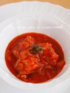 簡単♪鶏肉のトマトソース煮込み-レシピのメイン写真