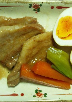 豚バラとゆで卵の醤油煮-レシピのメイン写真