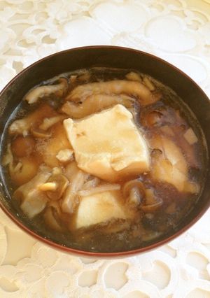 クックde低糖質〜みぞれなめこ汁〜-レシピのメイン写真
