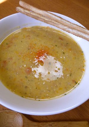 ぜんぜんたいへんじゃないレンズ豆のスープ-レシピのメイン写真