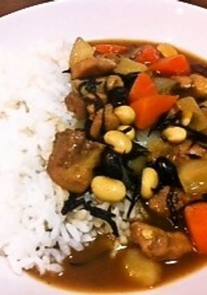 ヘルシー♪銀不老とひじきの和風カレー-レシピのメイン写真