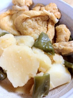 おじゃがと油揚げのピリ辛コチュ味噌煮-レシピのメイン写真