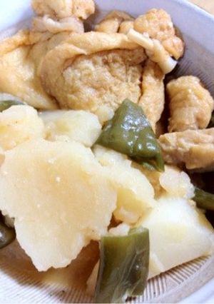 おじゃがと油揚げのピリ辛コチュ味噌煮-レシピのメイン写真
