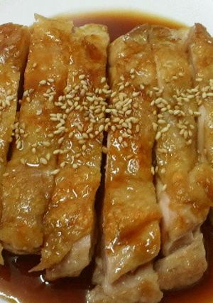 簡単♪パリパリ鶏もも肉で絶品とり丼-レシピのメイン写真