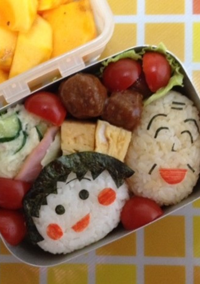 年長さんのお弁当（ちびまるこちゃん）-レシピのメイン写真