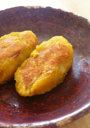 あずき入り☆カリふわさつまいものお焼き-レシピのメイン写真