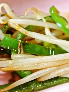 節約☆モヤシとピーマンの中華炒め-レシピのメイン写真