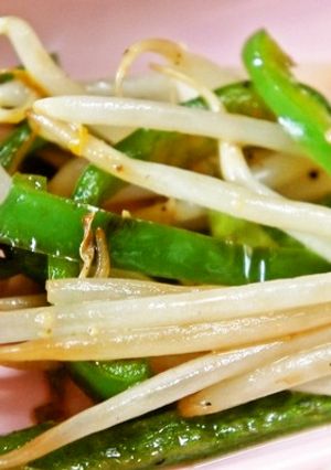 節約☆モヤシとピーマンの中華炒め-レシピのメイン写真