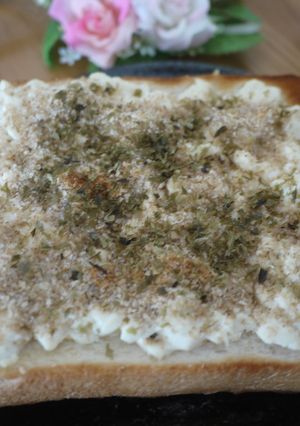 香ばしい香り!ふわふわ豆腐ごまトースト♪-レシピのメイン写真