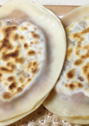余りの皮で♪ UFO餃子(キムチーズ)-レシピのメイン写真