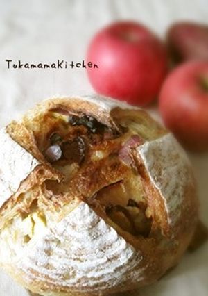 リンゴとお芋のカンパーニュ-レシピのメイン写真