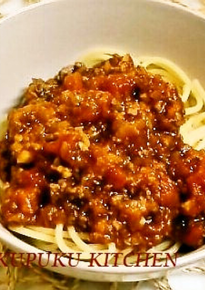 トマト缶で作るミートソース-レシピのメイン写真