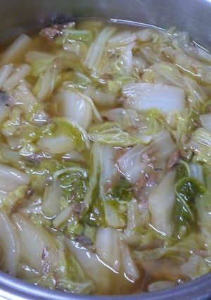 白菜とへしこ鯖のクタクタ煮-レシピのメイン写真