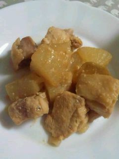 鶏肉と大根の味噌煮♪-レシピのメイン写真