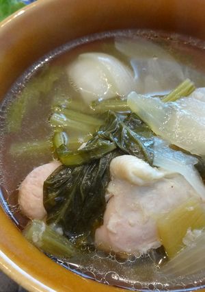 カブと手羽元のほっこりスープ♪-レシピのメイン写真