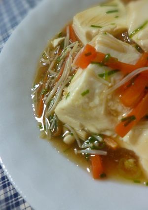 和風・豆腐の野菜あんかけ-レシピのメイン写真