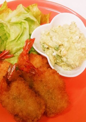 ★アボカドタルタルでエビフライ★-レシピのメイン写真