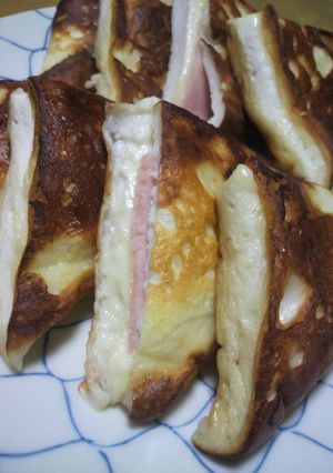 ゜*はんぺんのハムチーズ挟み焼き*｡-レシピのメイン写真