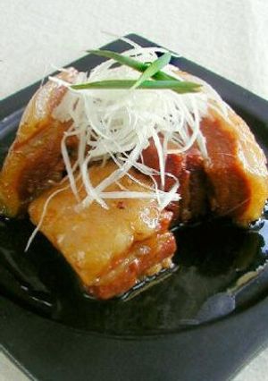 豚ばらの黒酢煮-レシピのメイン写真