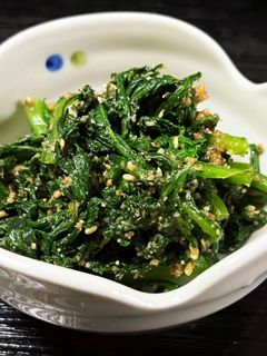 春菊の胡麻あえ-レシピのメイン写真