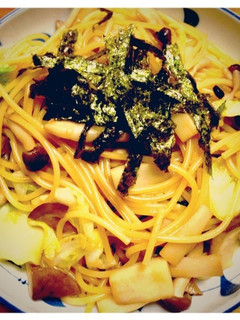 ☆キャベツときのこの和風パスタ☆-レシピのメイン写真