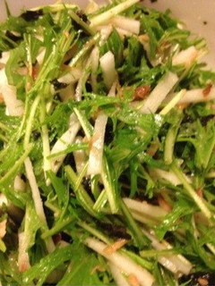 水菜のうめ〜サラダ-レシピのメイン写真