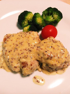 鶏もも肉濃厚マスタードクリームソース-レシピのメイン写真