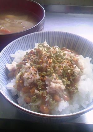 成長期の朝納豆(ダイエットにも)-レシピのメイン写真